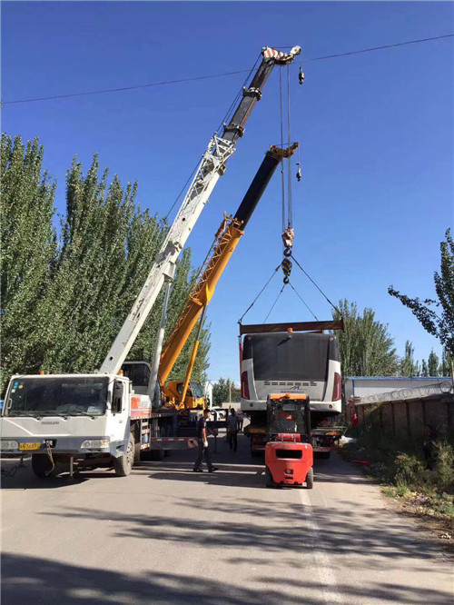 临泉县港口集装箱搬运案例